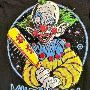 Killer Klowns from Outer Space Black Long Sleeve Shirt, Size M